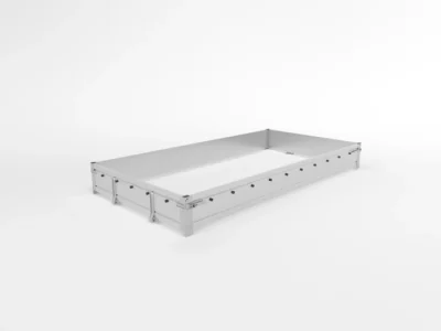 AUFSATZBORDWÄNDE ALU UNI 3015/296 H400 KIT