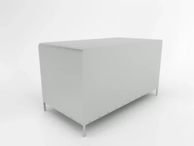 HOCHSPRIEGEL MIT PLANE 3015/296 H1400 UNI GRAU