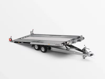 Autotransportanhänger 3000kg Tandem Stahl/ALU kippbar 480x210cm