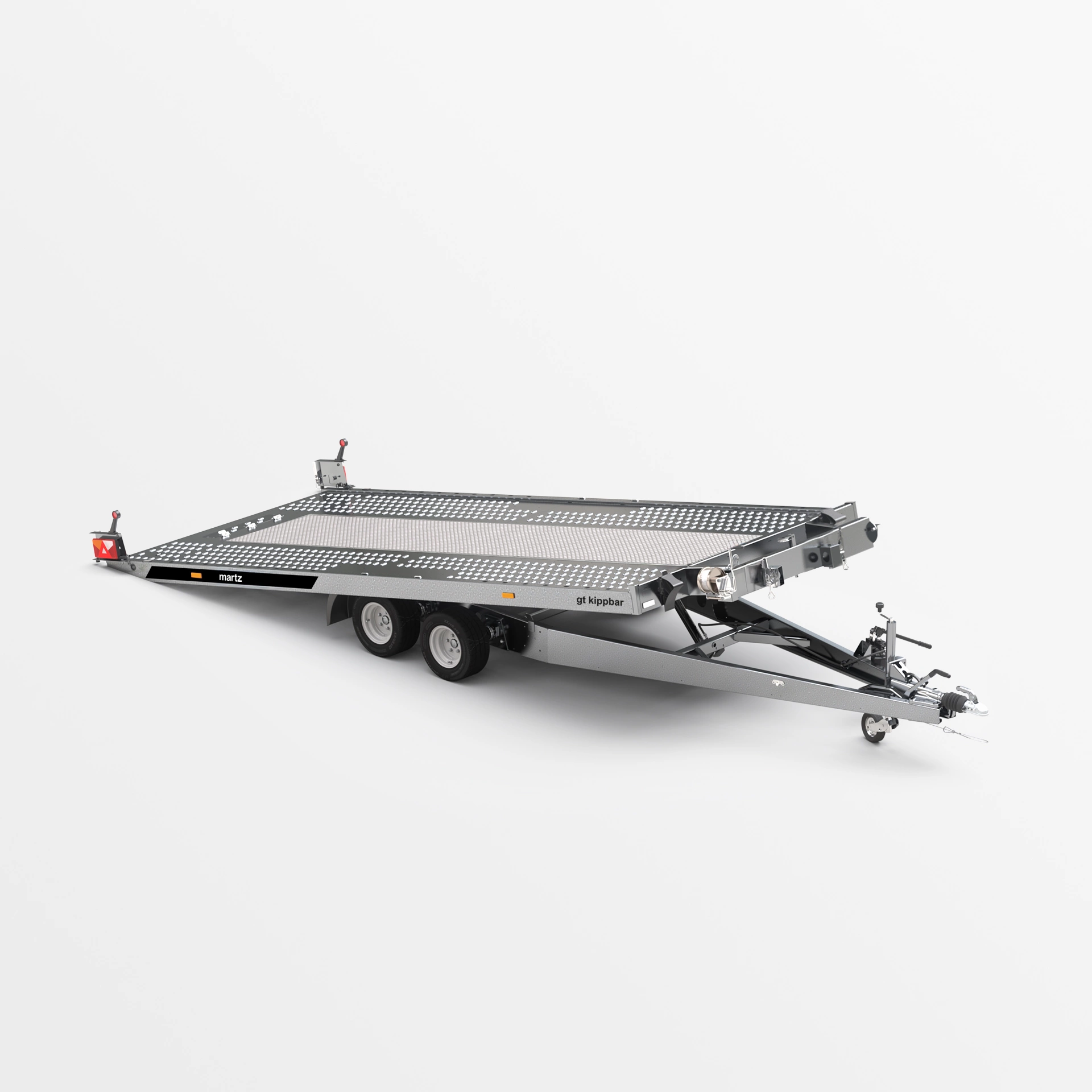 Autotransportanhänger 3000kg Tandem Stahl/ALU kippbar 480x210cm