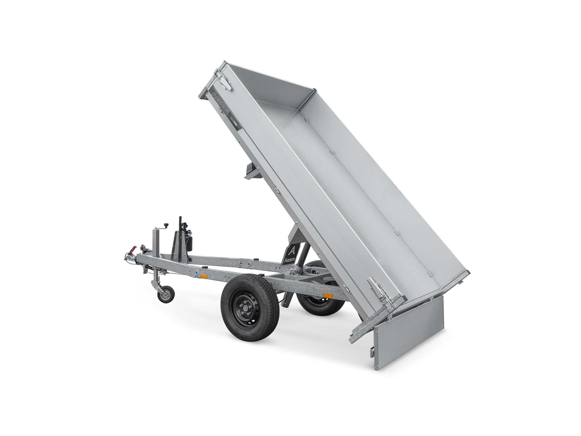 Rückwärts-Kipper 1350kg ALU KLT-1 Pro 251x150x30cm – Bild 3
