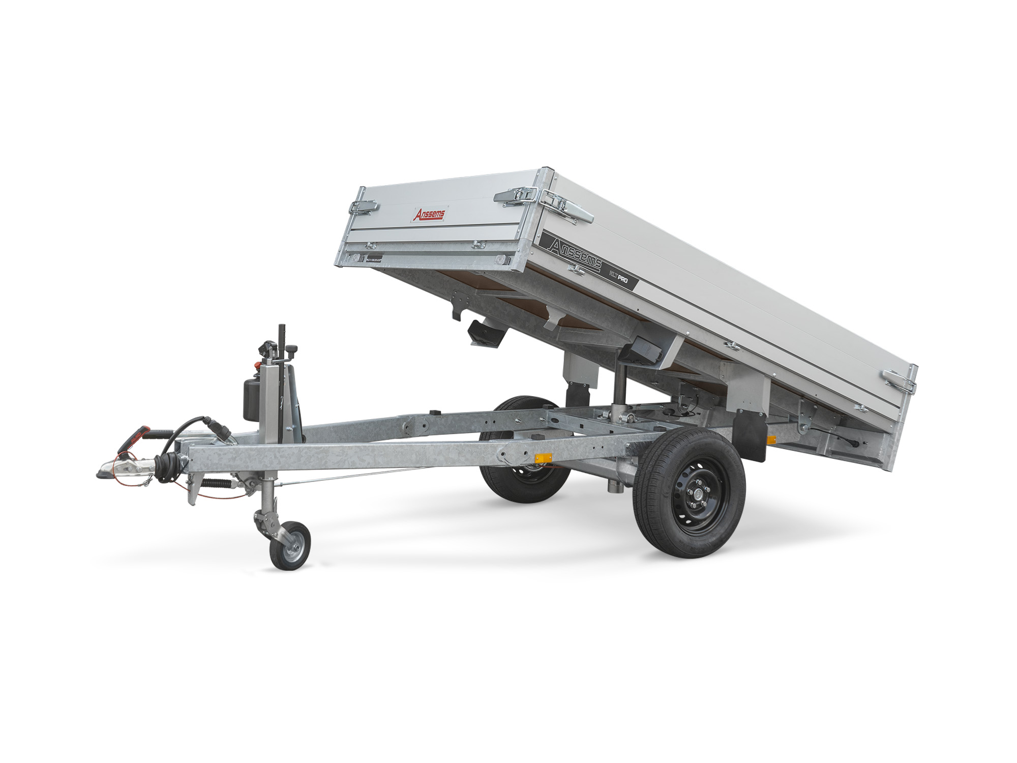 Rückwärts-Kipper 1350kg ALU KLT-1 Pro 251x150x30cm