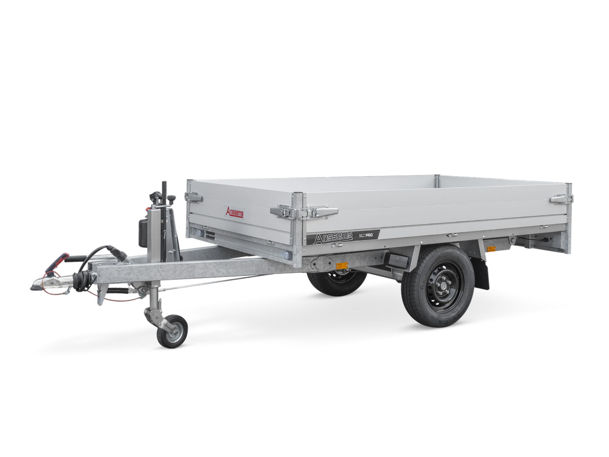 Rückwärts-Kipper 1350kg ALU KLT-1 Pro 251x150x30cm – Bild 2